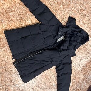 L.L. Bean puffy Jacket with hood Size M